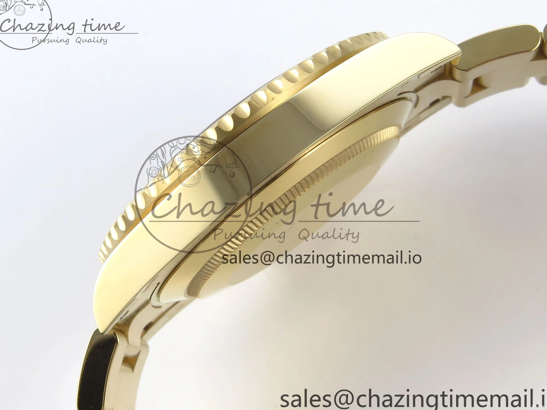 MiroTime 0317 Submariner 41mm 126618 LN THBF 904L Black Ceramic 1:1 Best Edition on YG Bracelet SH UrbanChic 334